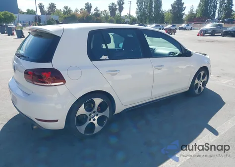 2012 Volkswagen Gti 4-Door from USA, damaged, VIN WVWHV7AJ6CW252406